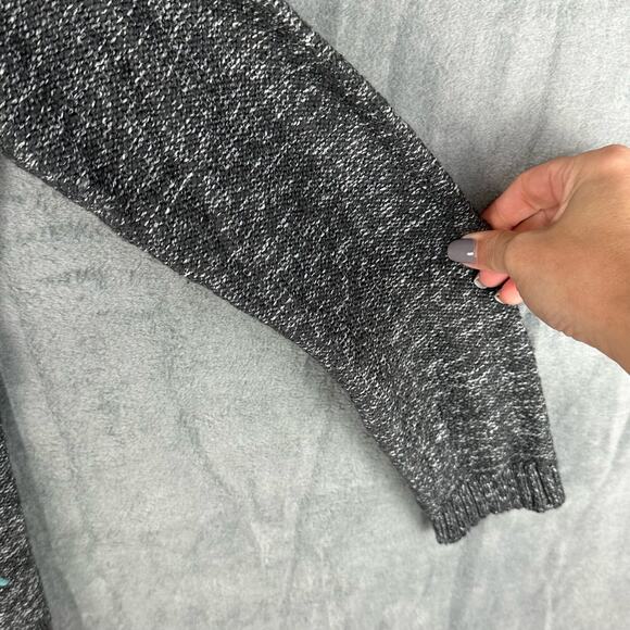 J Jill Sweater Womens Extra Small Gray PureJill Embroidered Knit Boho Artsy Wool - Picture 4 of 14